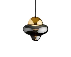 Nutty Taklampa | Brown/ Gold