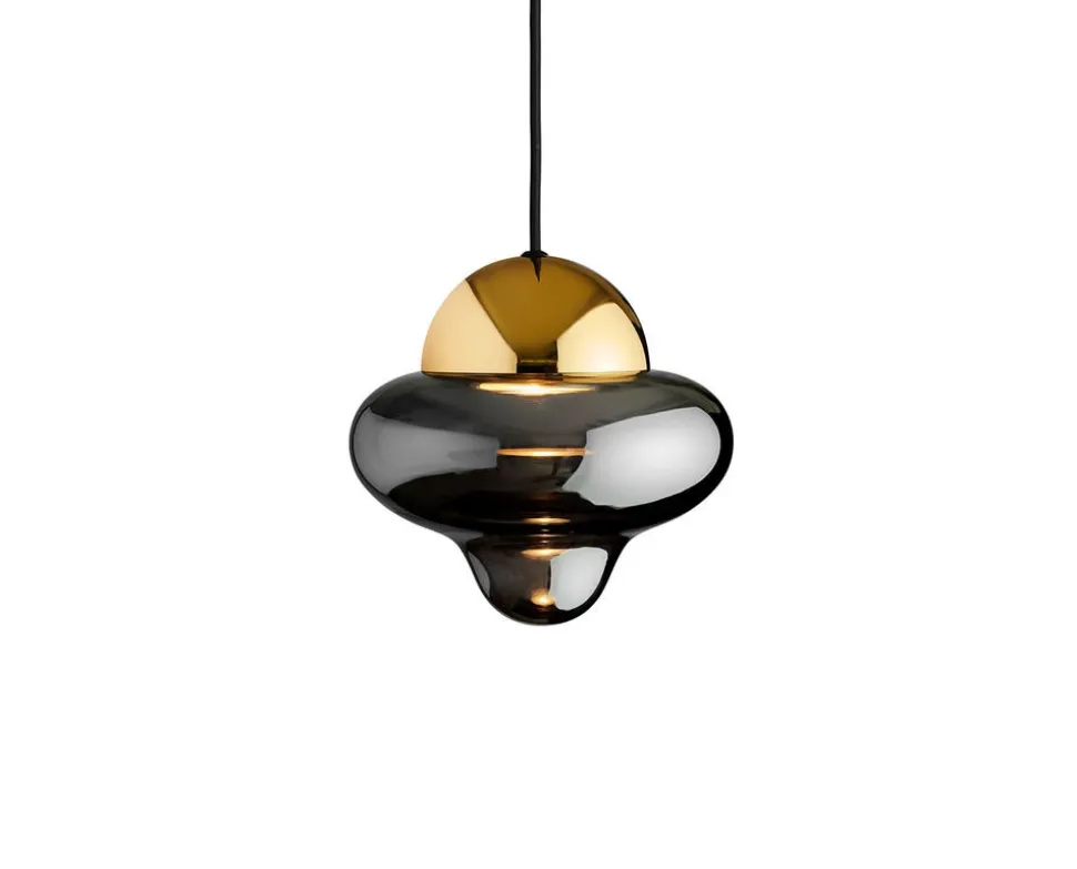 Nutty Taklampa | Brown/ Gold