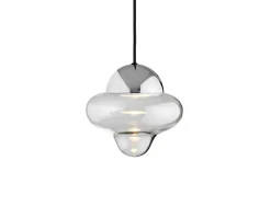Nutty Taklampa | Clear/ Chrome