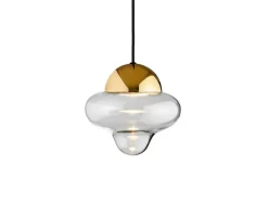 Nutty Taklampa | Clear/ Gold