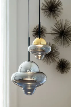 Nutty Taklampa | Smoke/ Chrome