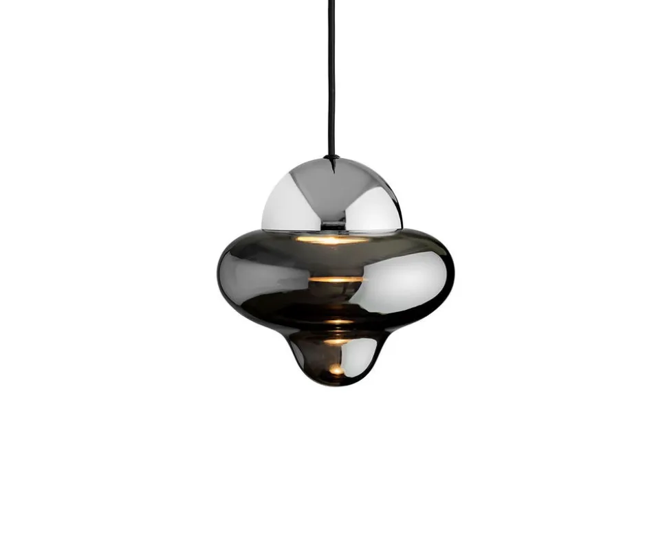 Nutty Taklampa | Smoke/ Chrome