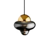 Nutty Taklampa | Smoke/ Gold