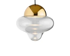 Nutty Taklampa XL | Clear/ Gold