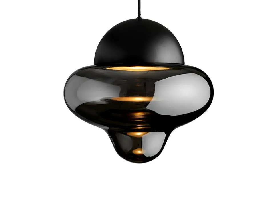 Nutty Taklampa XL | Smoke/ Black