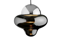 Nutty Taklampa XL | Smoke/ Chrome