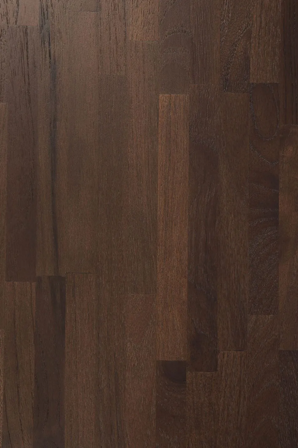 Oblic Sidobord | Brunbetsad Teak