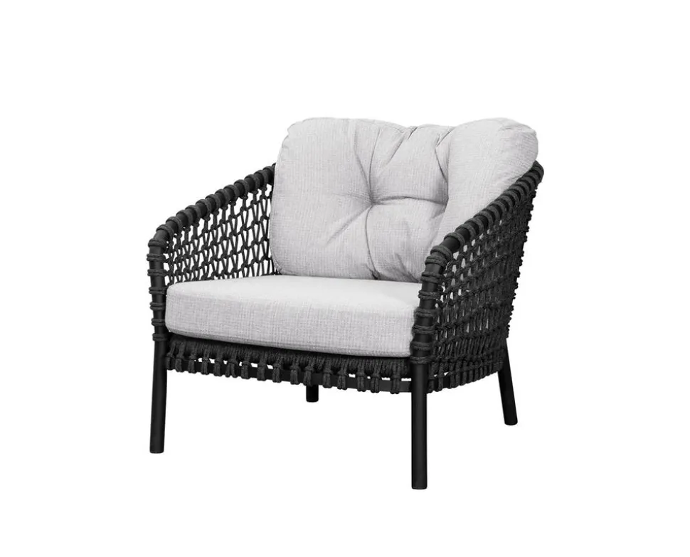 Ocean Large Loungefåtölj | Dark Grey