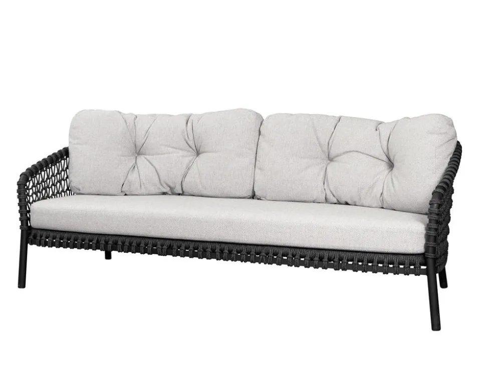 Ocean Large 3-Sits Soffa | Dark Grey