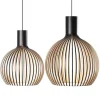 Octo small 4241 taklampa Valnöt