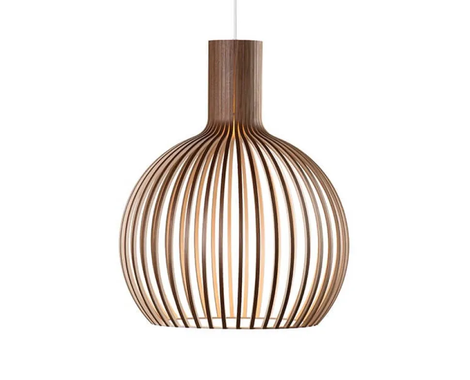 Octo small 4241 taklampa Valnöt