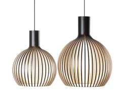 Octo small 4241 taklampa Valnöt