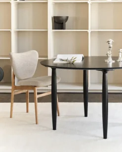 Oku Matbord | Dark Smoked ø120