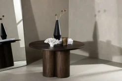 Olivia Soffbord Ø80 | Brun