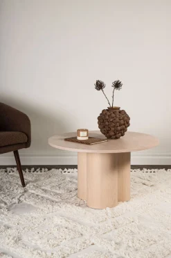Olivia Soffbord Ø80 | Vitpigmenterad