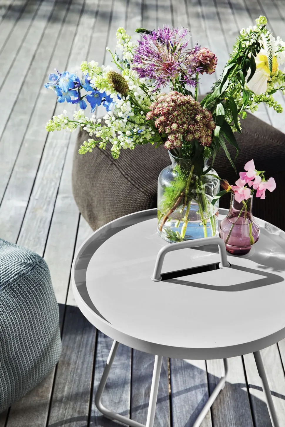 On-the-move Sidobord | Large | Taupe