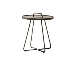 On-the-move Sidobord | Small | Taupe
