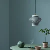 Opal Lamella Pendel Sky grey