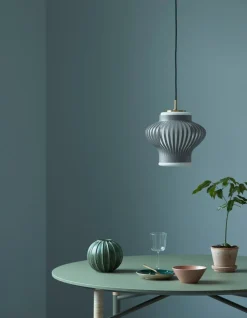 Opal Lamella Pendel Sky grey