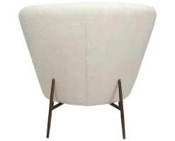 Orbit Loungestol | Dove RPES Bouclé | Antik mässing
