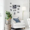 Orlando Golvlampa | Vit / Krom