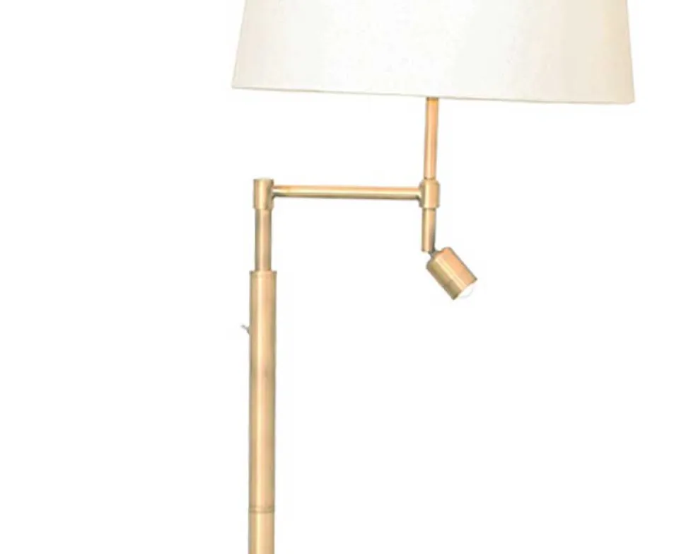 Orlando Golvlampa | Vit / Mässing