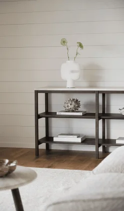 Orwel Avlastningsbord H75 | Brunlackad Ek