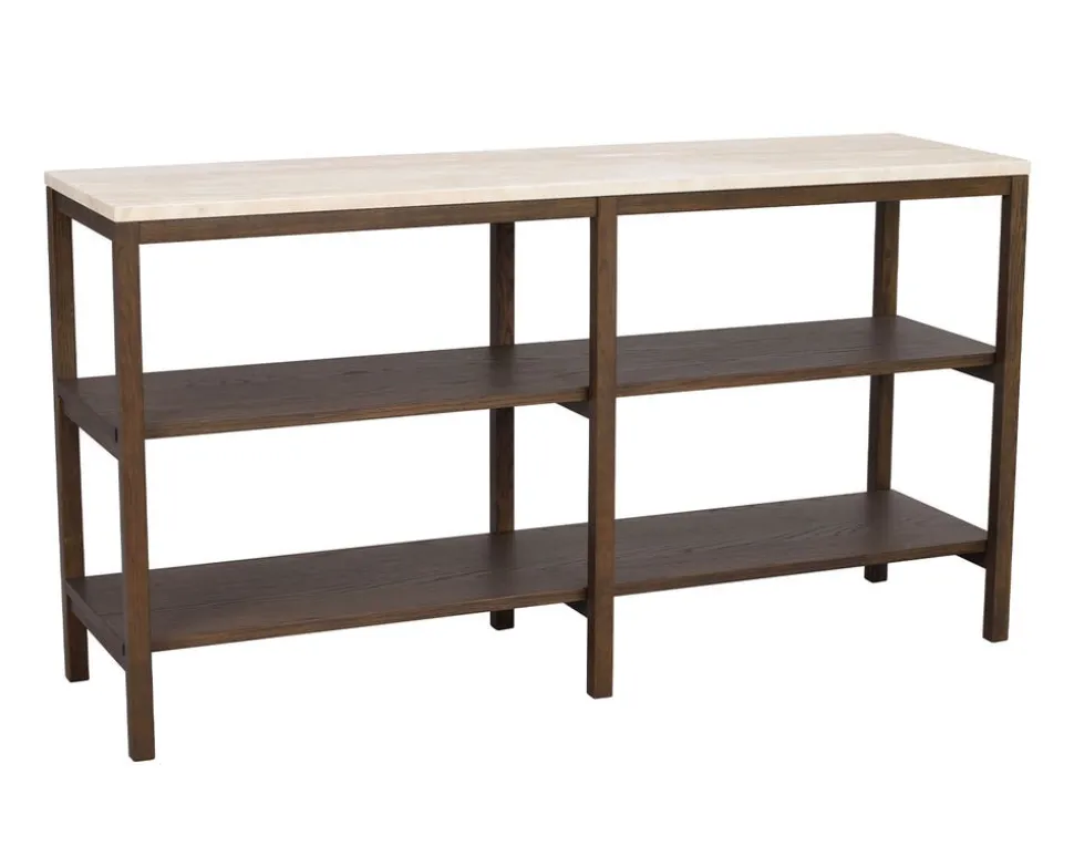 Orwel Avlastningsbord H75 | Brunlackad Ek