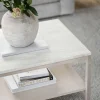 Orwel Avlastningsbord H45 | Vitpigmenterad Ek