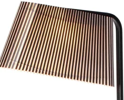 Owalo 7010 golvlampa Valnöt
