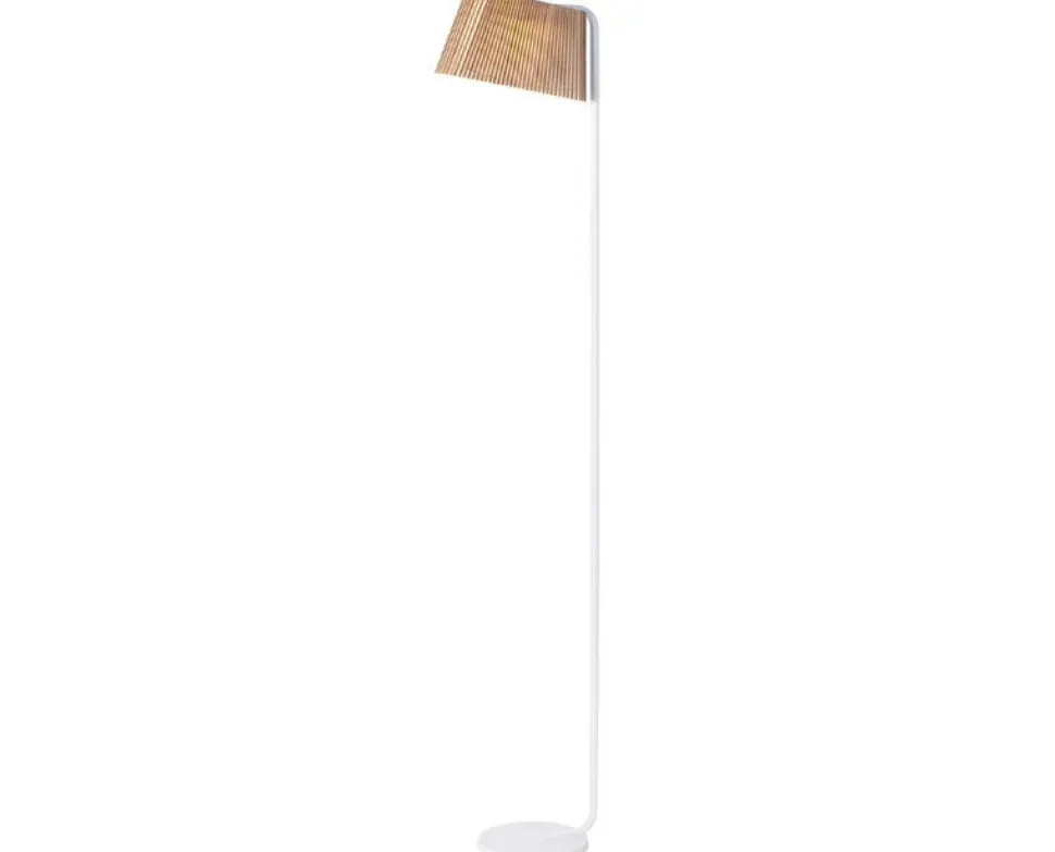 Owalo 7010 golvlampa Valnöt
