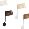 Owalo 7030 vägglampa Valnöt
