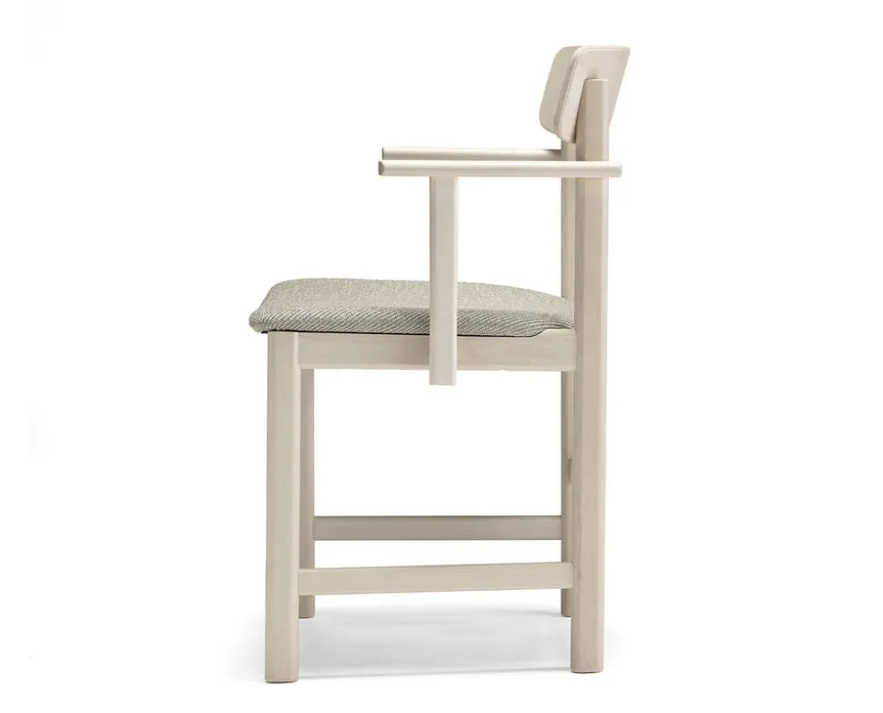 Pal Karmstol | Ljus Mattlackad Björk, Driftwood
