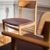 Pal Stol | Svart 52, Naturoljad Ek