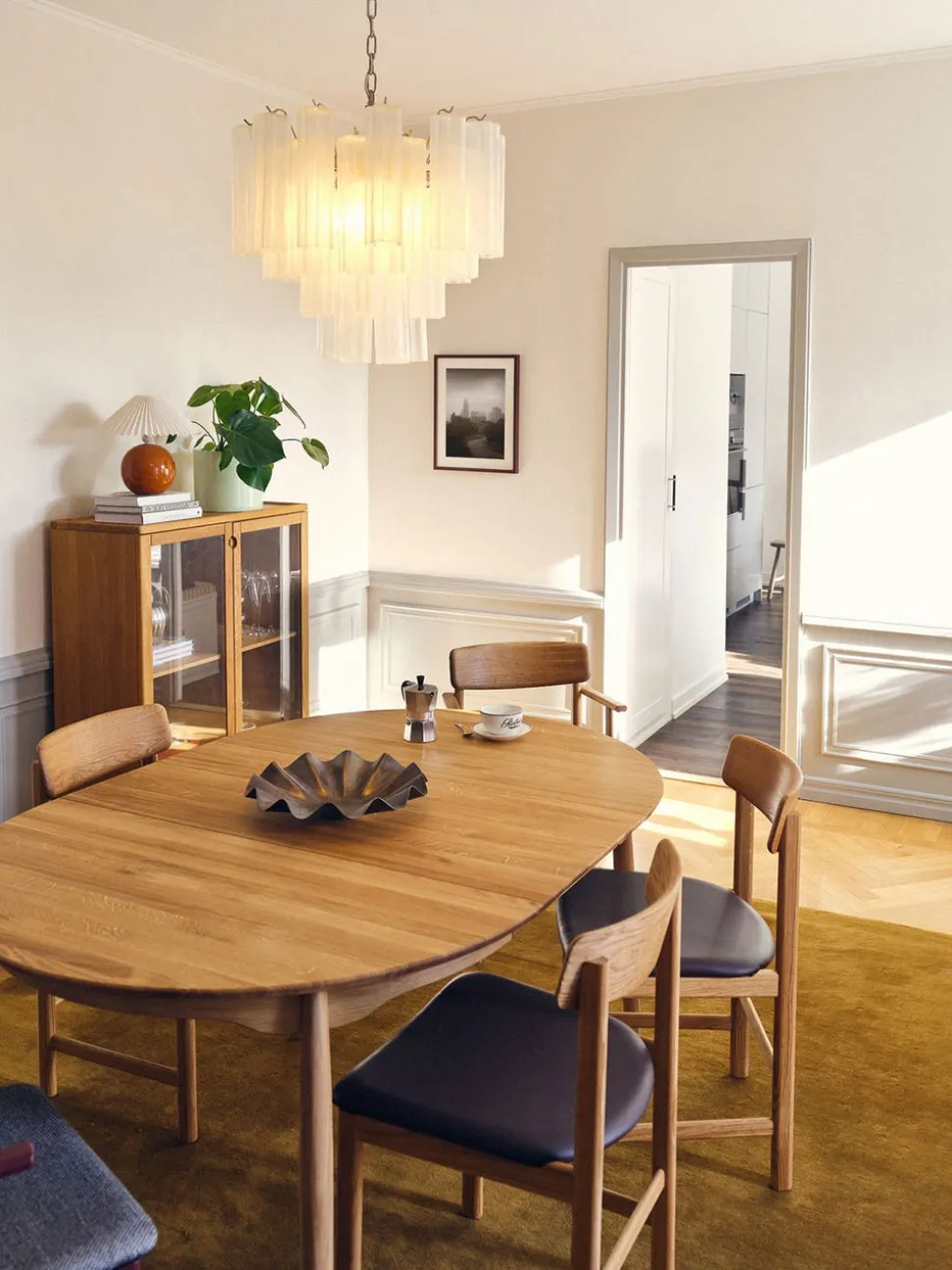 Pal Stol | Svart 52, Naturoljad Ek