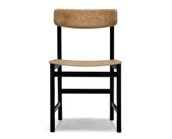 Pal Stol | Svart 52, Naturoljad Ek