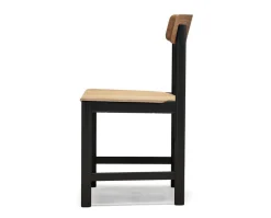 Pal Stol | Svart 52, Naturoljad Ek
