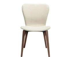 Paragon Stol | Frosted Almond Bouclé | Valnöt