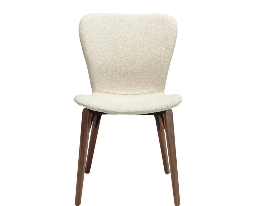 Paragon Stol | Frosted Almond Bouclé | Valnöt