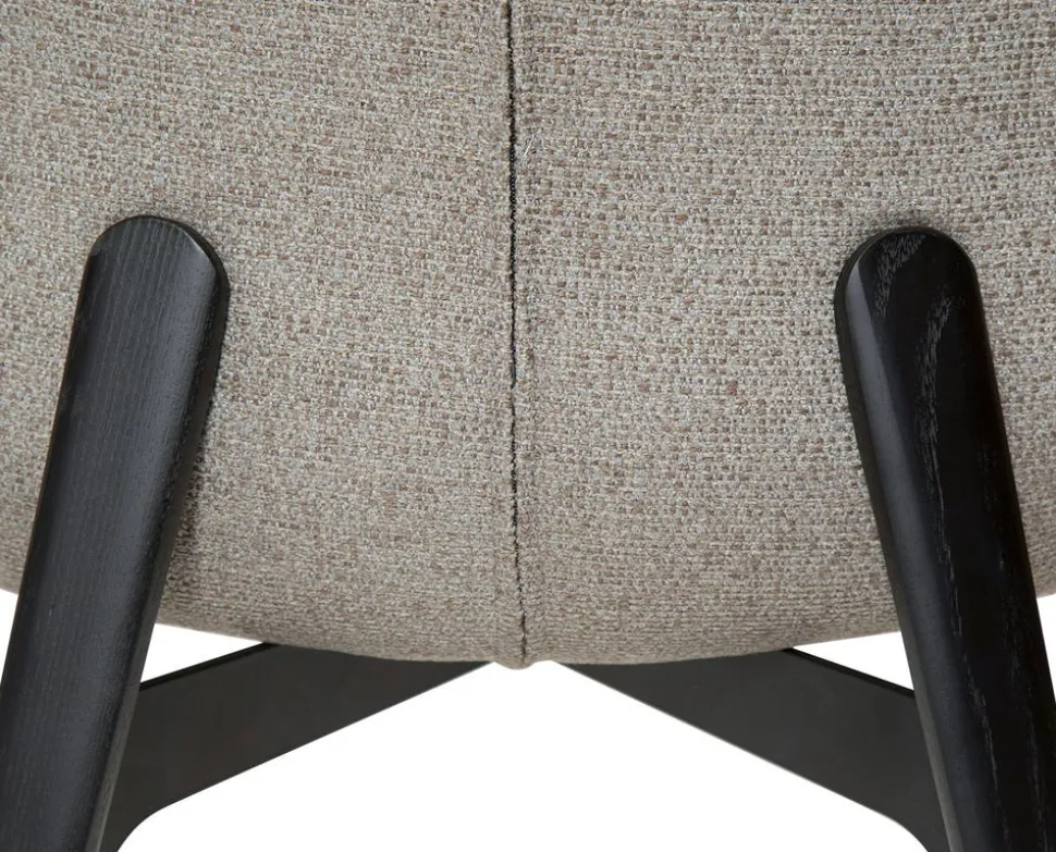 Paragon Stol | Pebble Earth Bouclé | Svartbetsad Ask