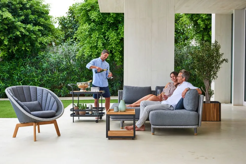 Peacock Loungefåtölj Teak | Light Natural