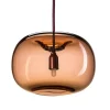 Pebble Taklampa Knubbig | Oxblod