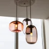 Pebble Taklampa Knubbig | Oxblod