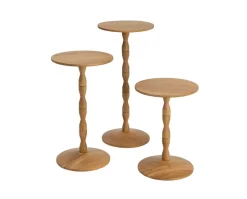 Pedestal Sidobord | Ek
