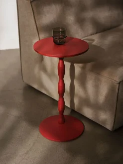 Pedestal Sidobord | Röd