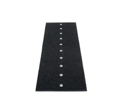 Peg gångmatta Black | Linen 70x140
