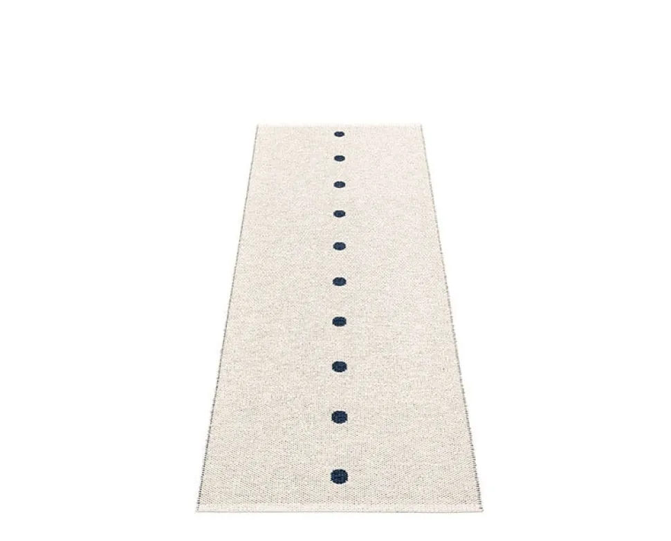 Peg gångmatta Dark Blue | Vanilla 70x140