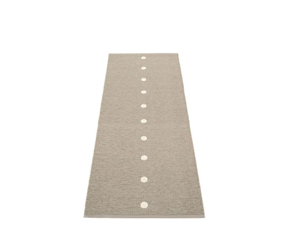 Peg gångmatta Dark Linen | Vanilla 70x140