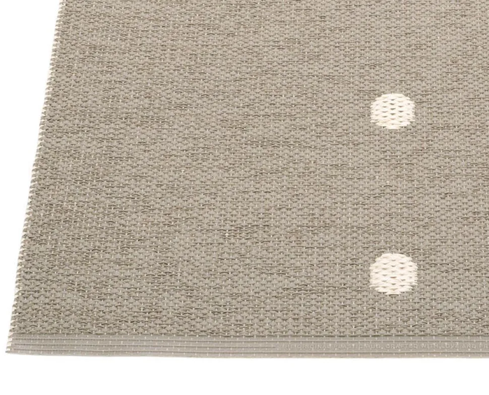 Peg gångmatta Dark Linen | Vanilla 70x140