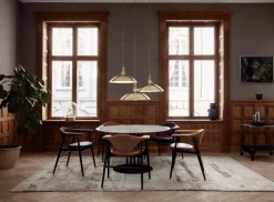 1965 Pendel | Mässing, Röd